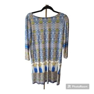 Kidizen Melis Kozan women's Dress SZ L Large  blue